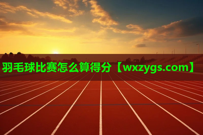 羽毛球比赛怎么算得分