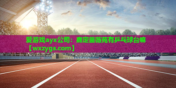 嘉定蔷薇苑有乒乓球台嘛 嘉定蔷薇苑有乒乓球台嘛